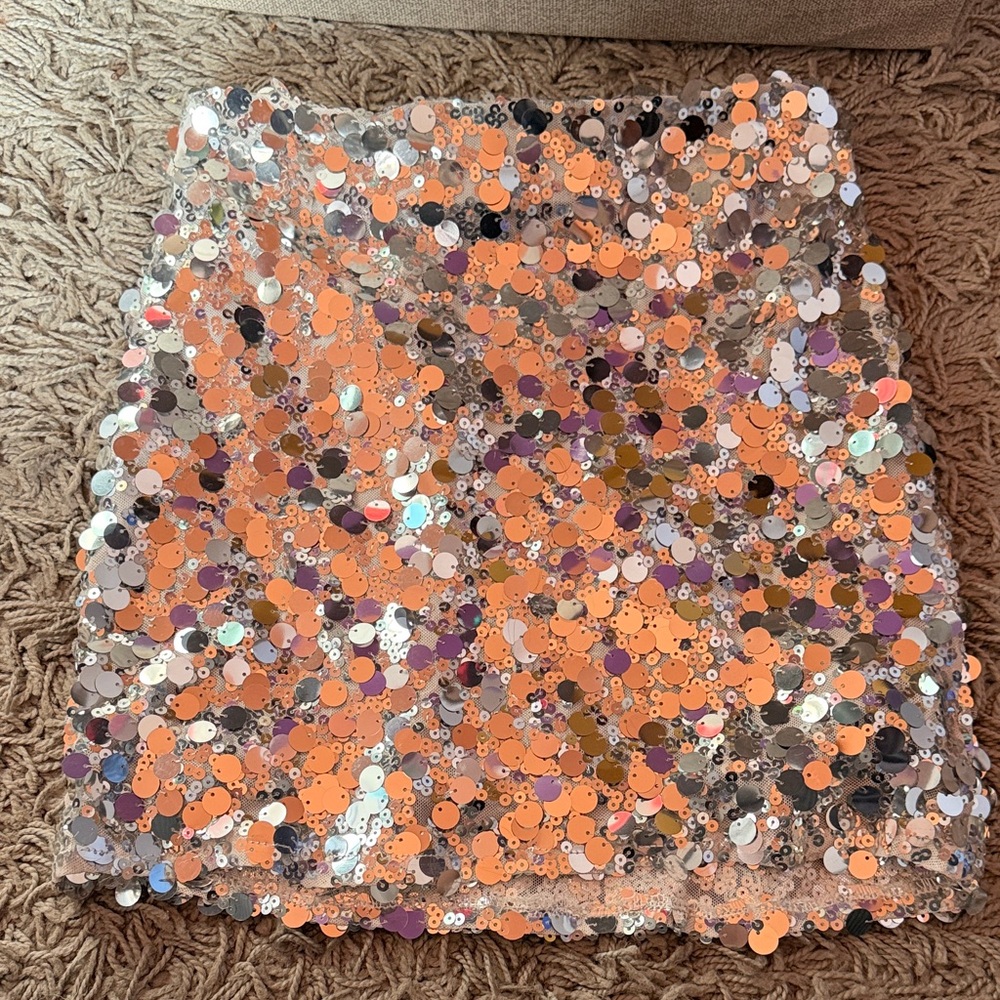 Sequin Embellished Skirt